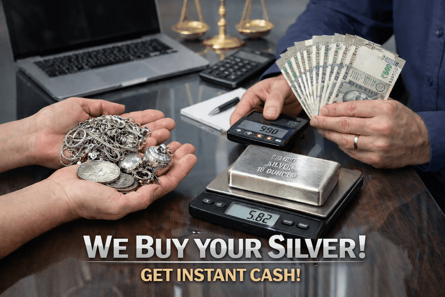 Silver Buyers - Trusted buyers of 999 fine silver